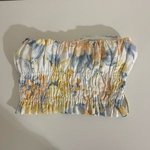 Abercrombie Strapless Ruched Top